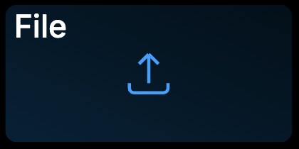 File upload card