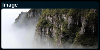 Image card with image