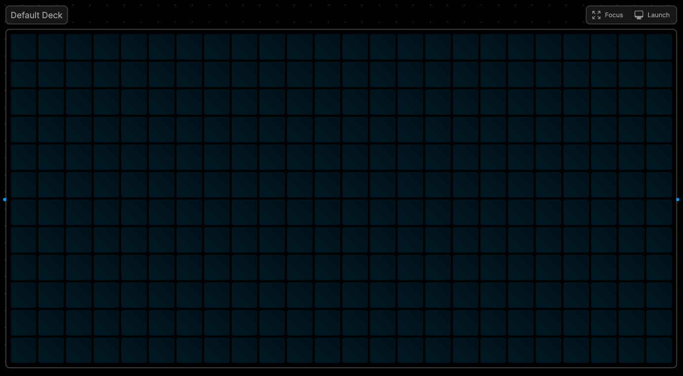 Empty deck